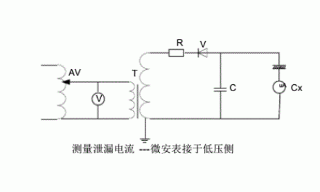 泄漏電流試驗接線 泄漏電流試驗接線